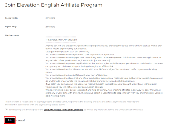 Join Elevation English Affiliate Program