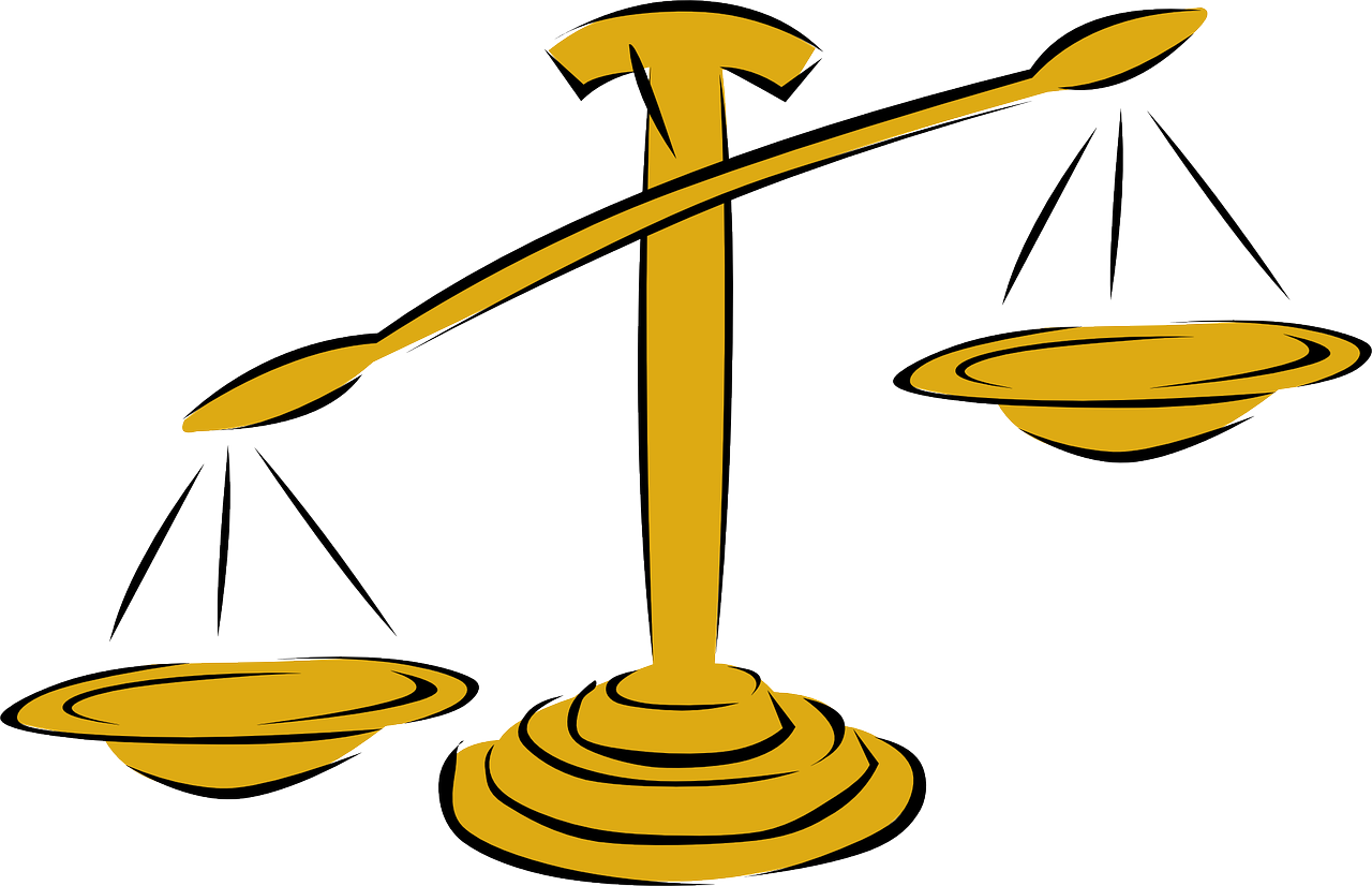 scale Scale showing the balance between two things