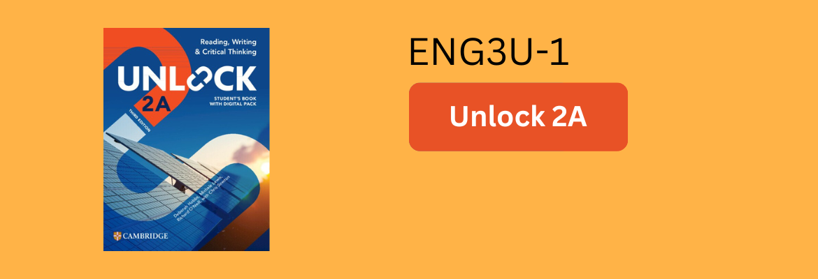 ENG3U-2A Course Label