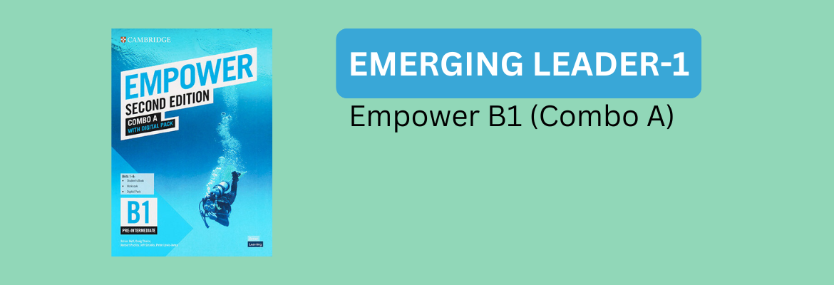 Emerging Leader-1 Cover Label