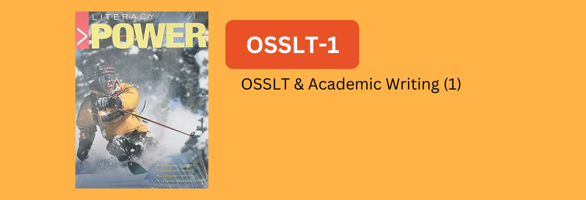 OSSLT-1 Book Cover