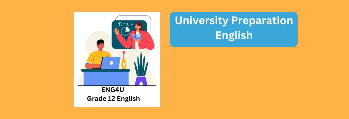 University Preparation English Cover Label