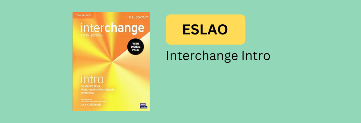 Course Cover Label for ESLAO